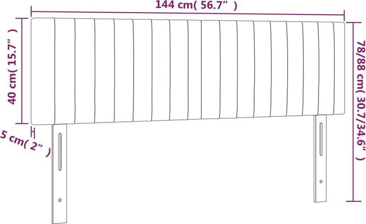 Actual product image VidaXL Aldridge (144 x 5 x 88 cm)