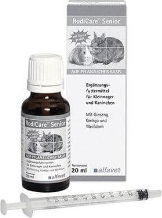 Produktbild Alfavet RODICARE Senior f.Kaninchen/Kleinnager/Meerschw., 20 ml FLU (1 x)