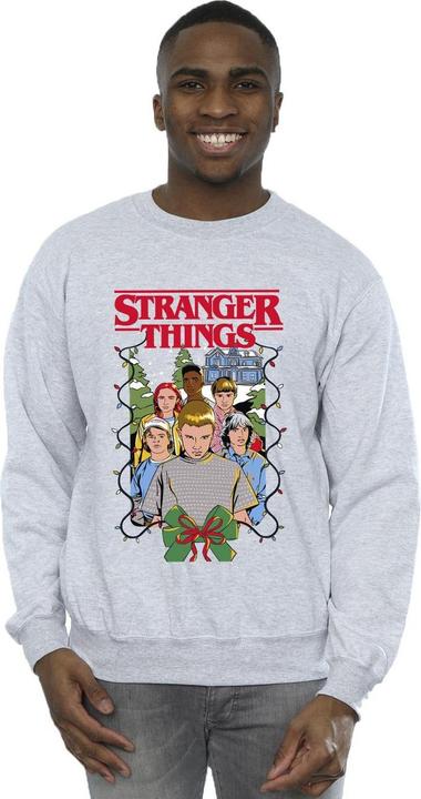 Produktbild Netflix Stranger Things Christmas Poster Sweatshirt (XL)