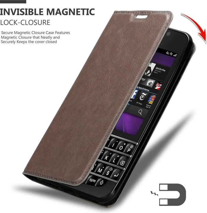 Productafbeelding Cadorabo Boek Onzichtbare Magneethoes (Blackberry Q10)