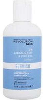 Actual product image Revolution Skincare Blemish 2% Salicylic Acid & Zinc BHA Cleanser (Cleaning cloths, 150 ml)
