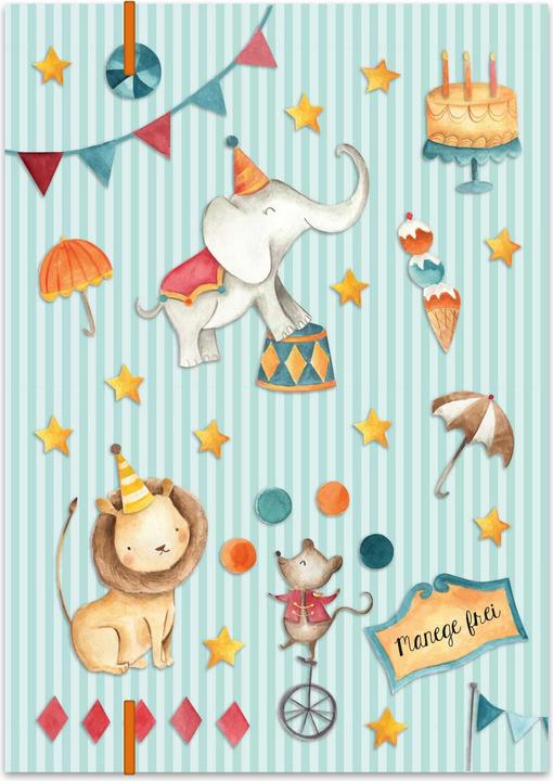 Actual product image Papierdrachen School folder set of 2 DIN A4 - Circus (VE 4)