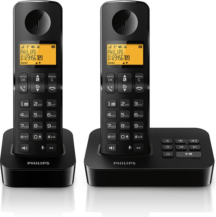 Produktbild Philips D2652B/01 Schnurlostelefon mit Anrufbeantworter