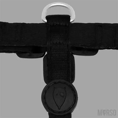 Image du produit MORSO Hondentuig H-Tuig Gerecycled Pureness Zwart (60, 62, 68, 80, Chien)