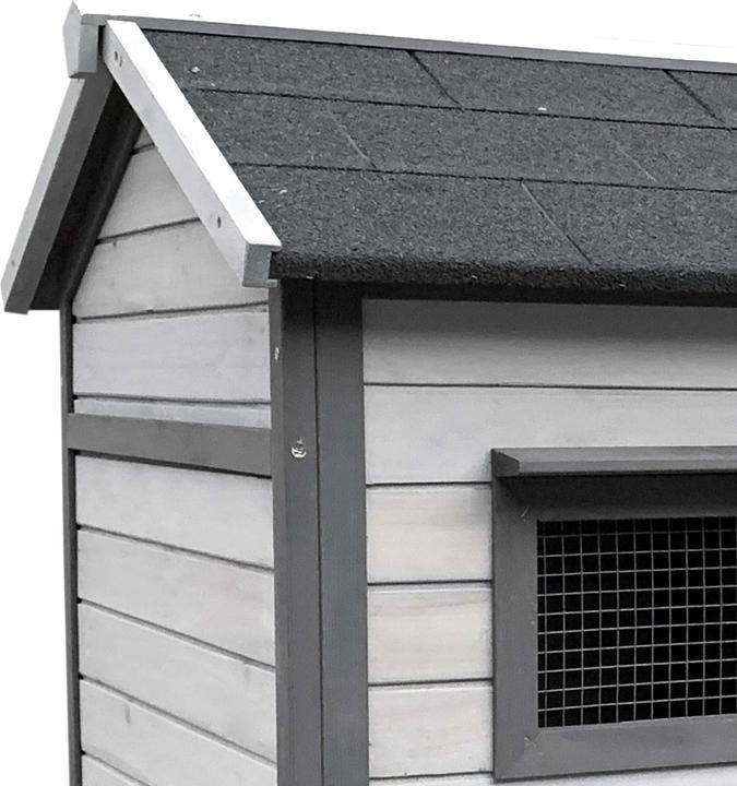 Immagine prodotto Wiltec Conigliera 1460x750x830mm Recinto per conigli ruspanti Gabbia per conigli Piccoli animali