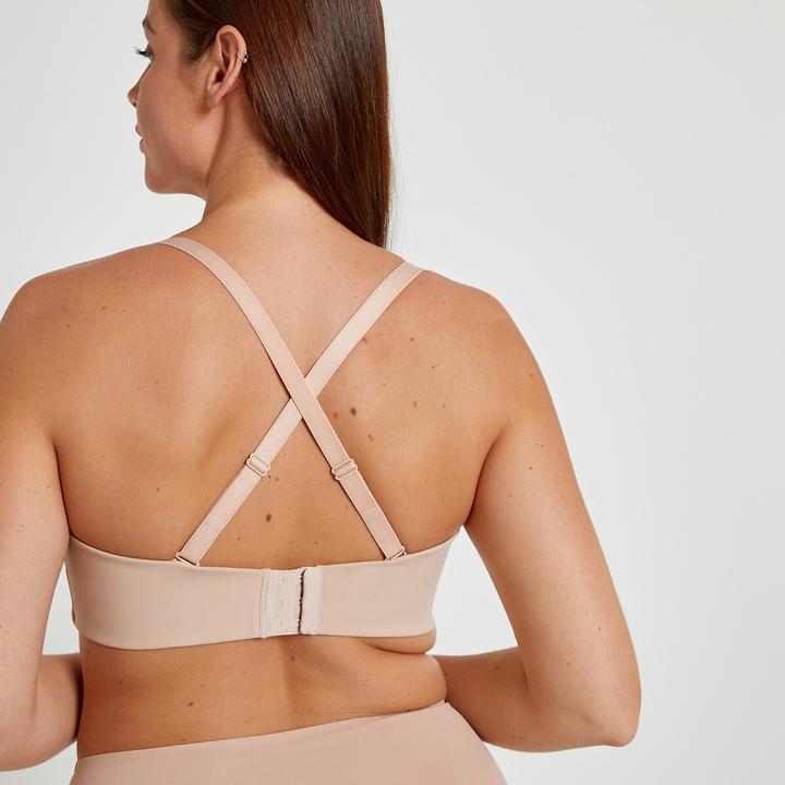 Image du produit La Redoute Collections Soutien-gorge bandeau en microfibre (105 F)