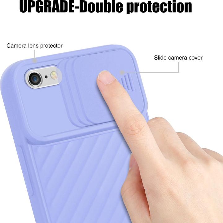 Immagine prodotto Cadorabo Cover in TPU con protezione della fotocamera (Apple iPhone 6)