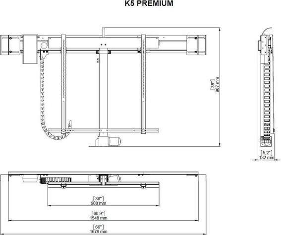 Immagine prodotto DSS TV Lift Premium 5 (Universale, 66", 70 kg)