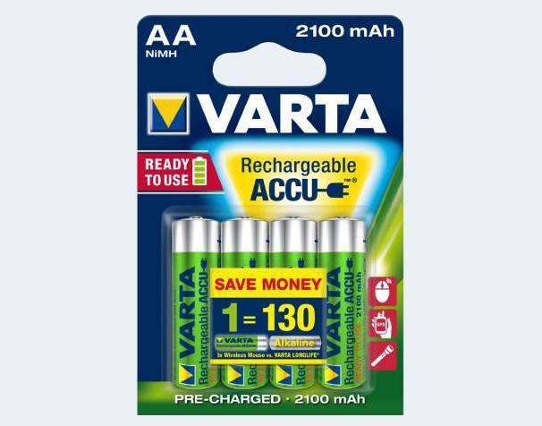 Image du produit Varta Recharge Accu Power (4 pcs, AA, 2100 mAh)