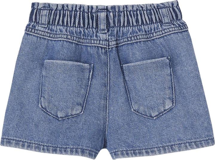 Immagine prodotto Vertbaudet Pantaloncini in denim da bambino con ricami floreali (92)