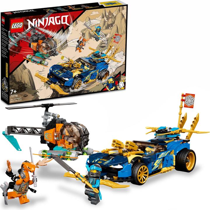Produktbild LEGO Jays und Nyas Rennwagen EVO (71776, LEGO Ninjago)