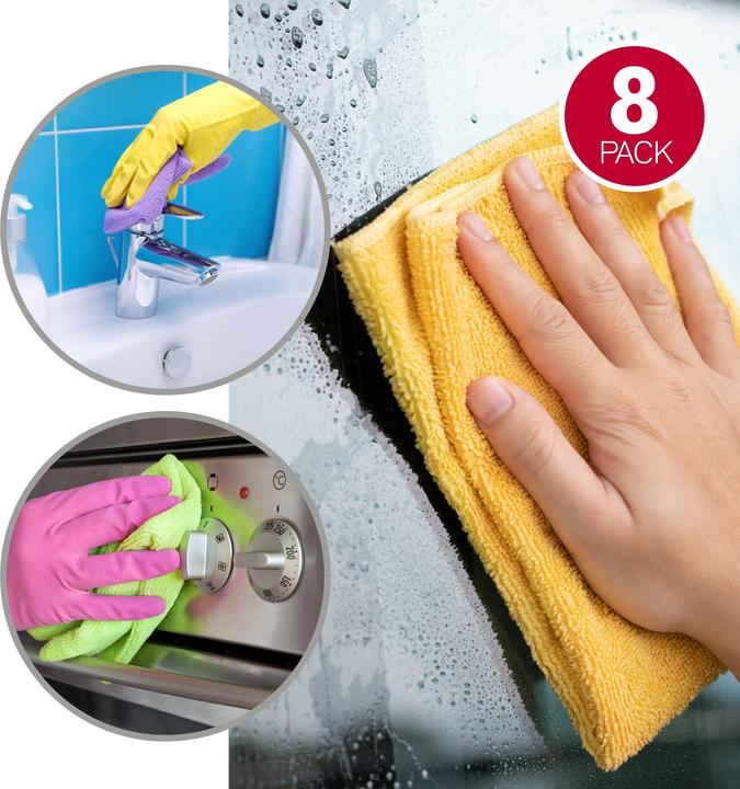 Actual product image Dirt Devil Cloth MF 8pcs 30x30 8clr (8 pcs.)