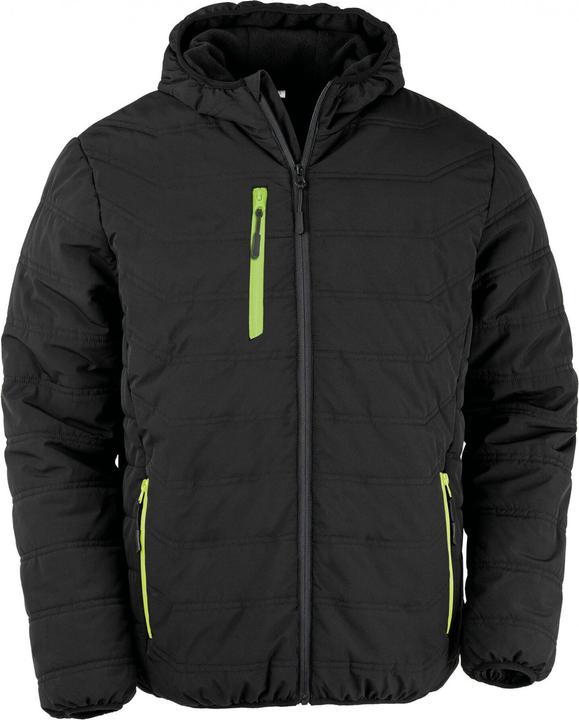 black/lime