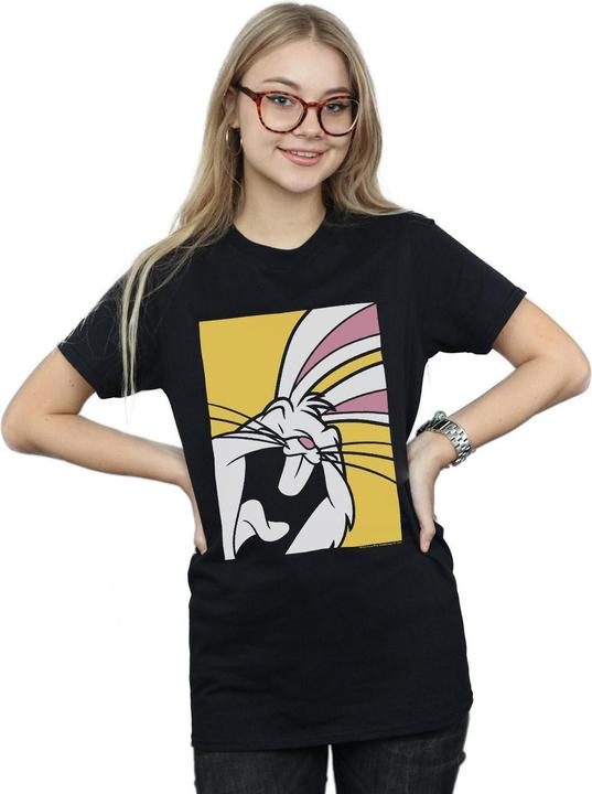 Immagine prodotto Looney Tunes Bugs Bunny Laughing Maglietta Ampia Donna (M)