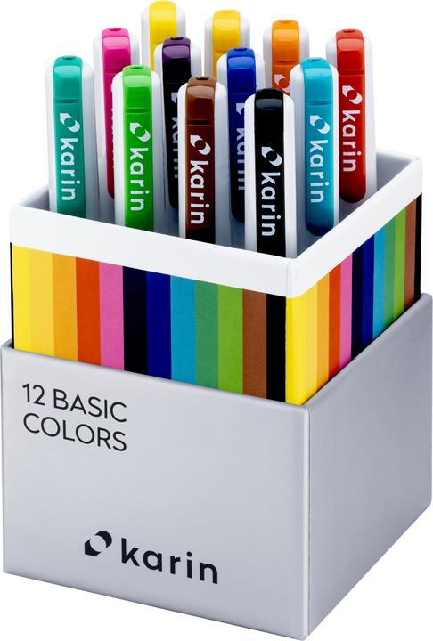 Immagine prodotto Karin Penna a pennello reale Pro 0,4 mm (Multicolore, 12 x)