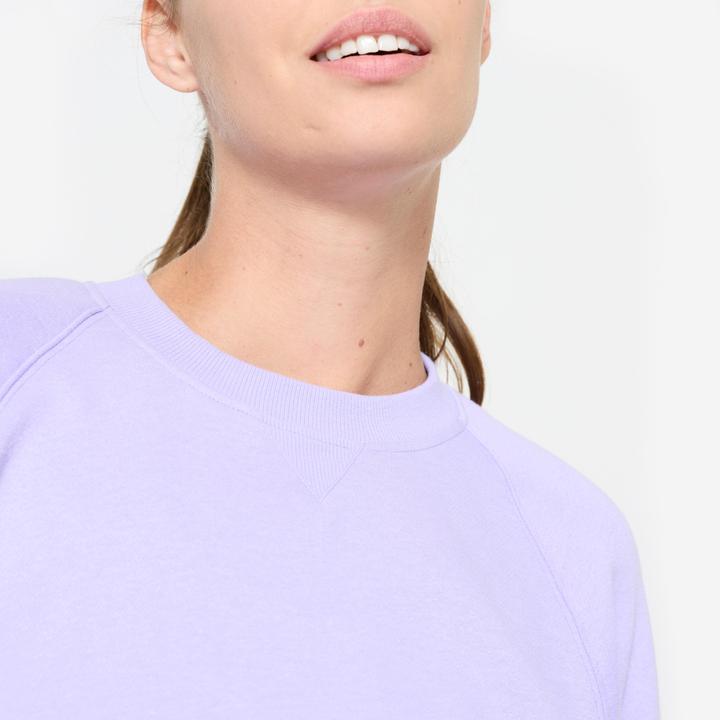 Image du produit Domyos Sweatshirt Damen Baumwollgewebe - lavendel (M)