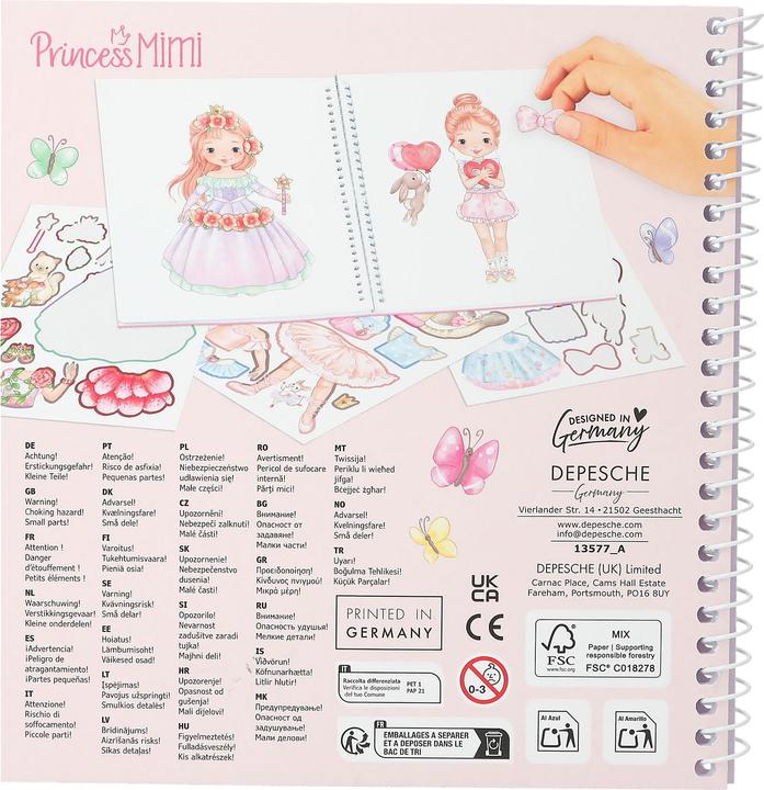 Actual product image Magni DEPESCHE Princess Mimi Dress Me Up
