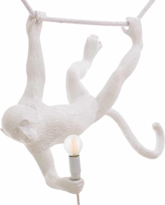 Actual product image Seletti Monkey Lamp White Led Light (E14)