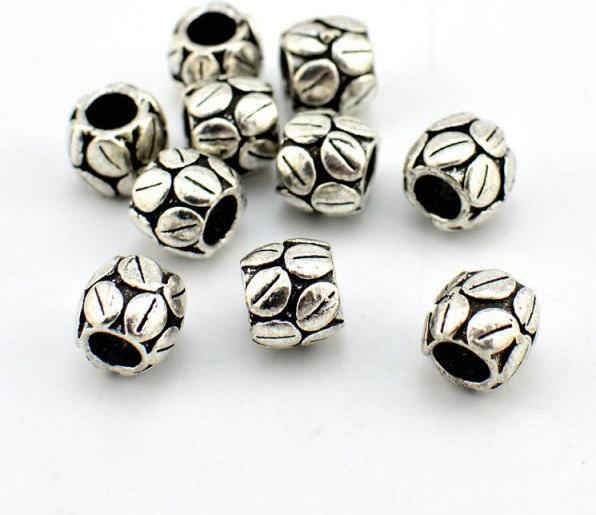 Produktbild Hermex Kaffebohne Bead - Silbrig (Zinklegierung)