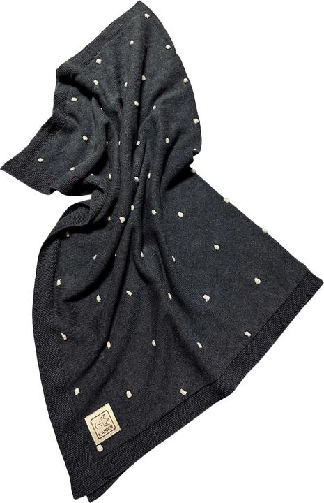 Produktbild Kaiser Babydecke Knots dark grey/knot natural 80 x 100 cm (80 x 100 cm)