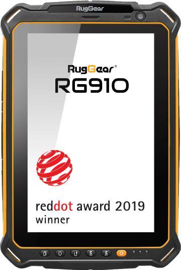 Image du produit Rug Gear Rg910 (4G, 8", 32 Go, Jaune, Noir)