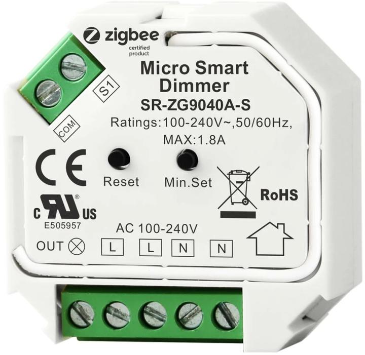 Immagine prodotto Sunricher Attuatore radio dimmerabile ZigBee 3.0 400 W RC Linea singola (Attuatore dimmerabile)