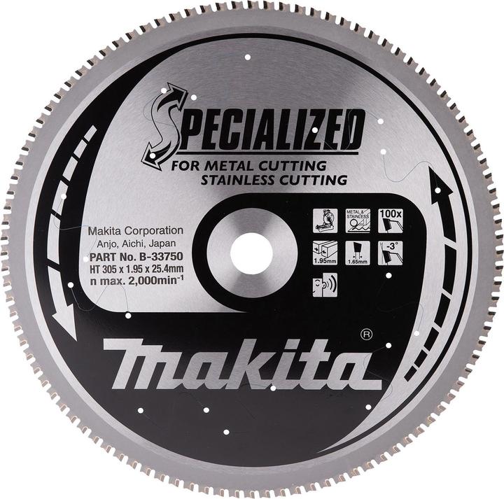 Productafbeelding Makita SPECIALIZED Zaagblad voor metaal & roestvrij staal Ø 3055x100Z