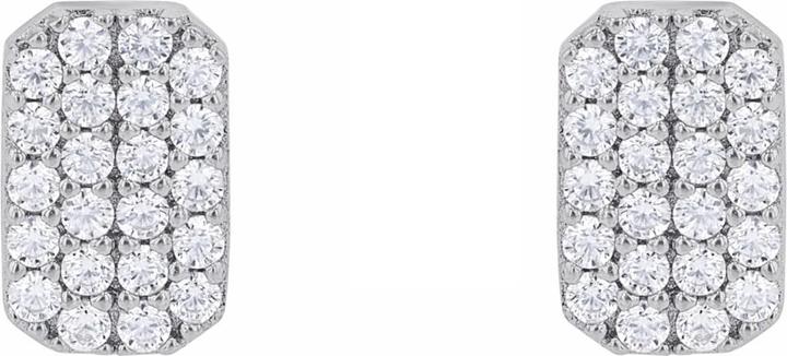 Actual product image Amor ear jewellery for women, 925 Sterling silver, zirconia synth. (Silver 925)