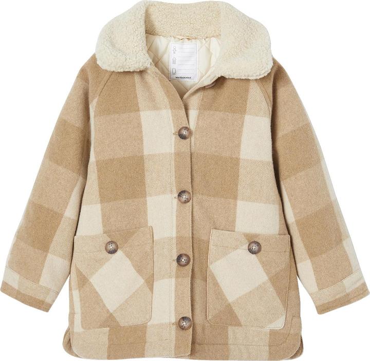 Actual product image Vertbaudet Chequered girls' jacket, overshirt (104)