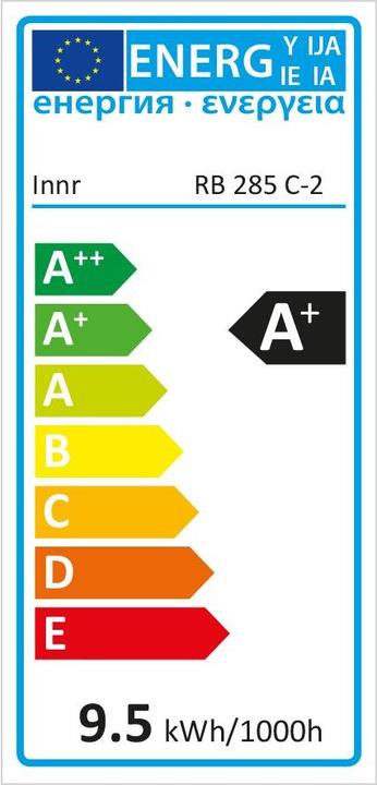 Energy Label Innr Smart Bulb Colour (E27, 10 W, 806 lm, 2 x, F)