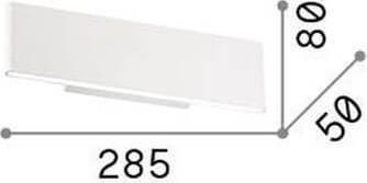 Image du produit Ideal lux Applique LED DESK 12,5W blanc blanc chaud 138251 (1150 lm)