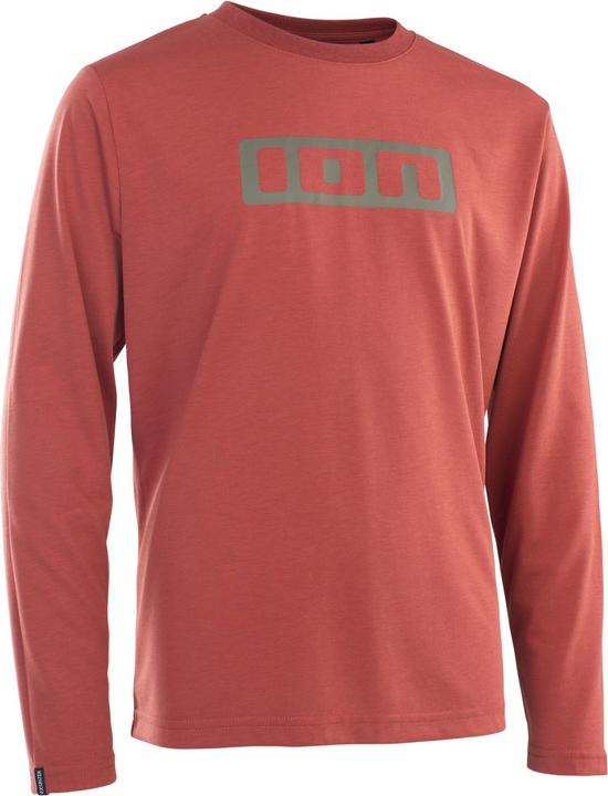 Produktbild ION Bike Tee Logo LS DR youth - spicy-red (S)