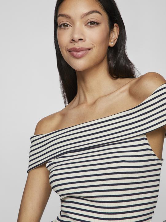 Image du produit Vila Top off shoulder rayé (XS)