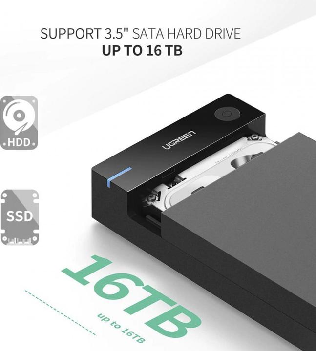 Actual product image Ugreen HDD Hard disk drive (3.5")