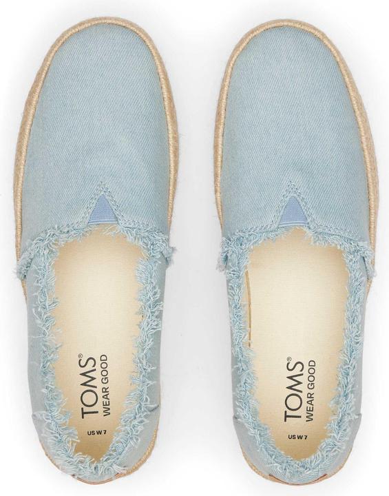 Image du produit Toms espadrilles plateforme en jeans valencia (36)