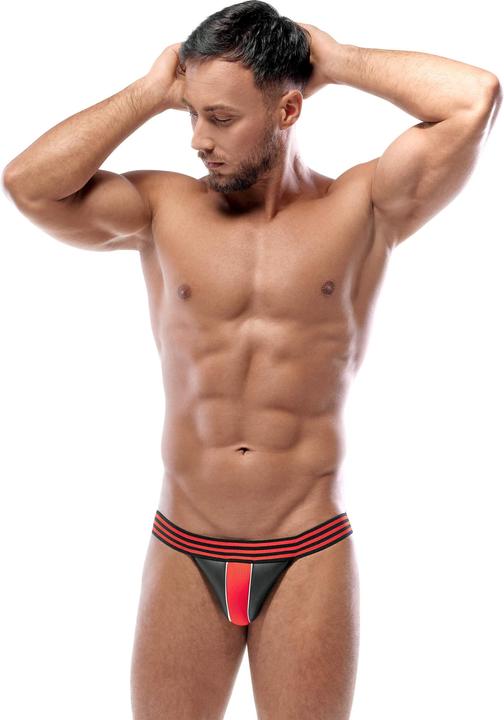 Produktbild Svenjoyment Herren Jock schwarz/rot S/M (S/M)