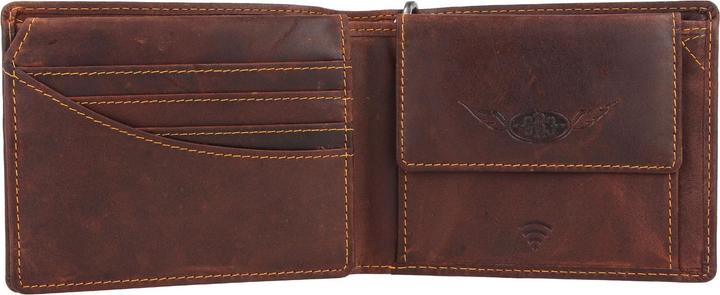 Actual product image Greenburry Racing Collection Darlington wallet RFID leather 12 cm