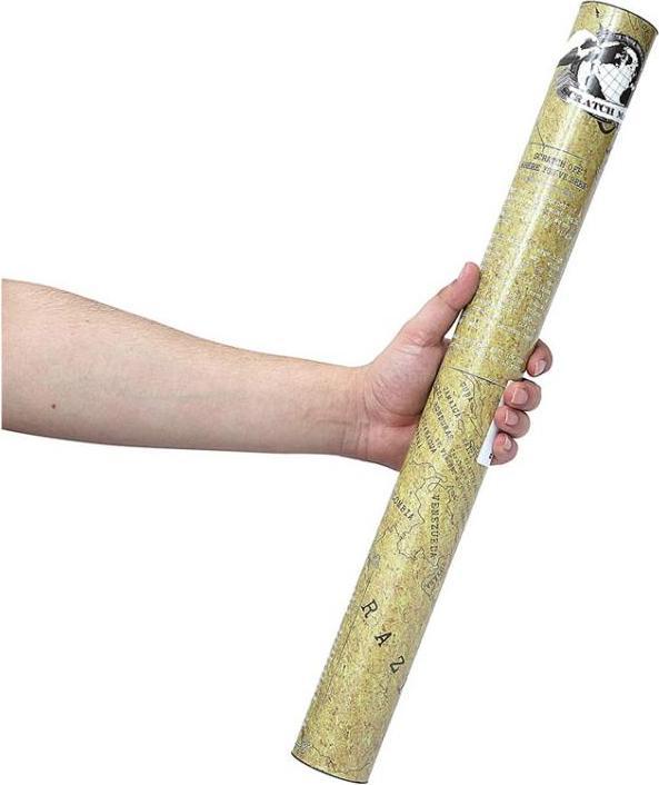 Produktbild TOP Weltkarte zum Rubbeln (52 x 88 cm)