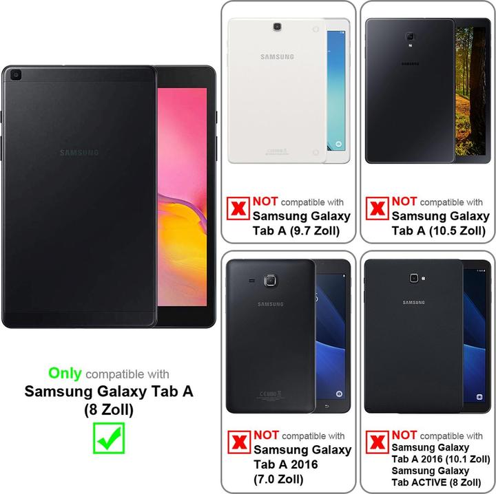Produktbild Cadorabo Displayschutzglas (1 Stück, Galaxy Tab A 8.0 (2019))