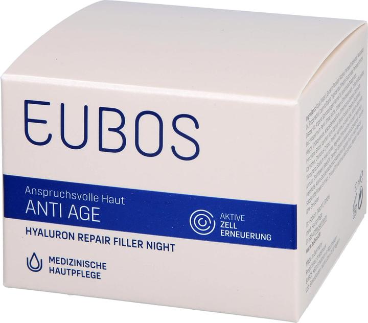 Immagine prodotto Eubos Notte Di Riempimento Del Rappresentante Hyalu (50 ml, Crema notte)