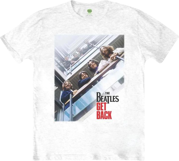 Unisex Adult Get Back Poster Cotton T-Shirt (L)