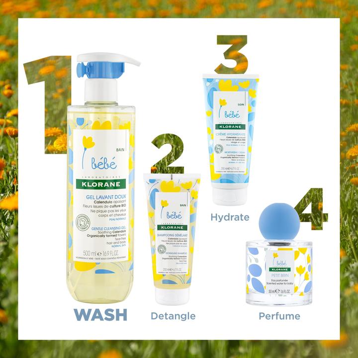 Produktbild Klorane Sanftes Reinigungsgel mit CalendulaHaare und Körper