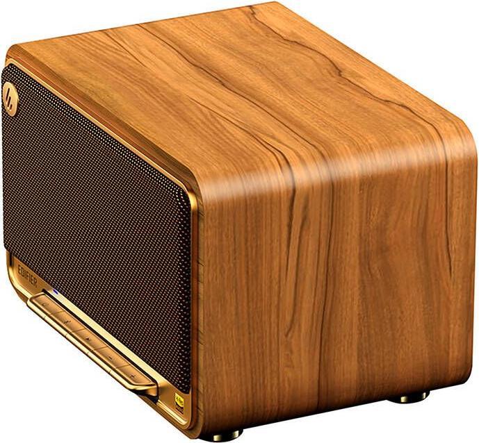Actual product image Edifier D32 Multiroom-capable WiFi speaker Bluetooth wood retail