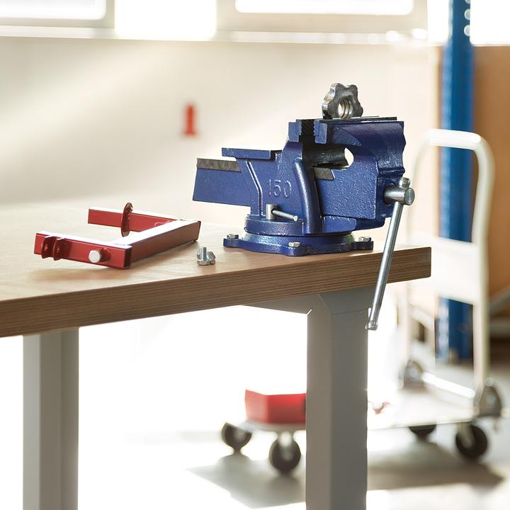 Produktbild tectake Schraubstock mit Amboss (165 mm)
