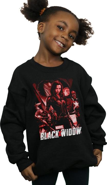 Produktbild Black Widow Movie Red Group Sweatshirt Mädchen (140, 146)