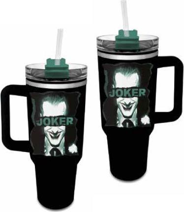 Actual product image Pyramid DC Comics stainless steel drinking mug Joker 1130 ml (1130 ml, 1 x)