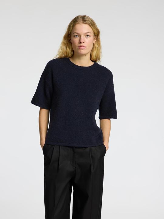 Actual product image Selected Femme Short sleeve knitted top (XL)