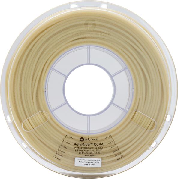 Actual product image Polymaker 70811 Filament PA (polyamide) 2 (Nylon, 2.85 mm, 750 g, Beige)