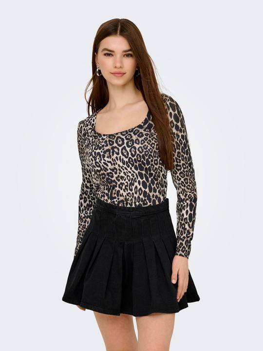 Produktbild Only Onllone Aop L/S Two Way Top Jrs (XS)