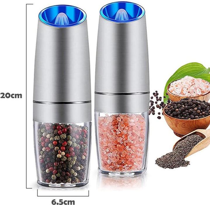 Actual product image Hermex Electric Pepper Mill Automatic Spice Mill Electronic Mill (Salt, Pepper)